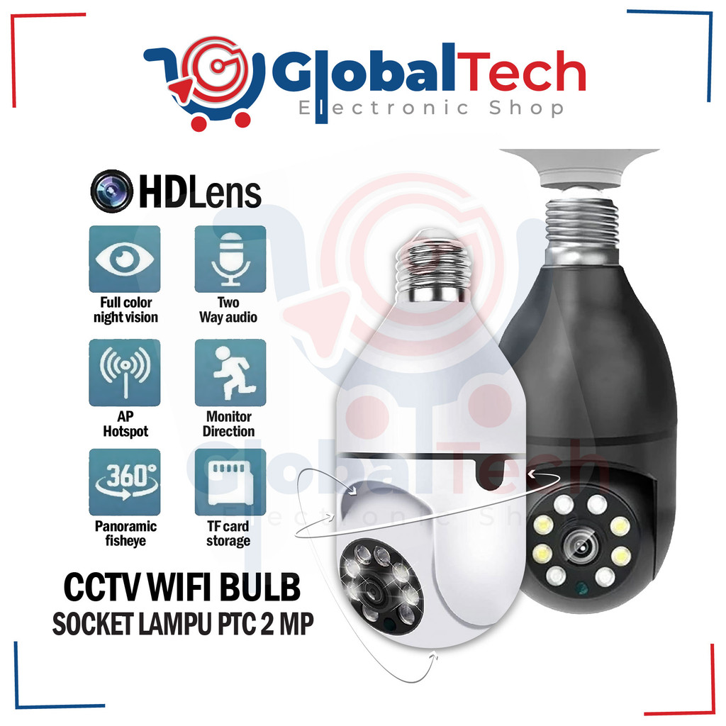 CCTV IP CAMERA Dome Model Lampu  CCTV Dengan LED