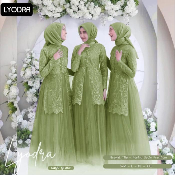 Gamis Georgina Bahan Brukat Kombinasi Maxmara Kancing Busui Fashion Kekinian  muslim syari Batik Cou