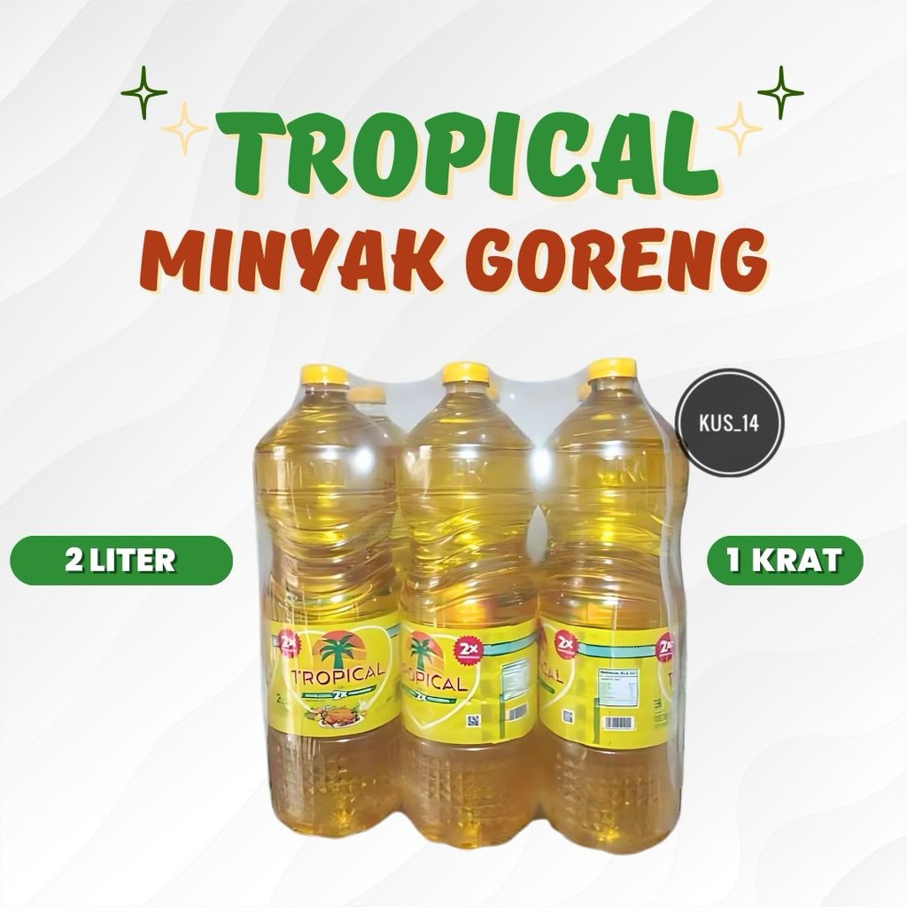 

Minyak Tropical 2 Liter perkrat isi 6 / Cooking Oil