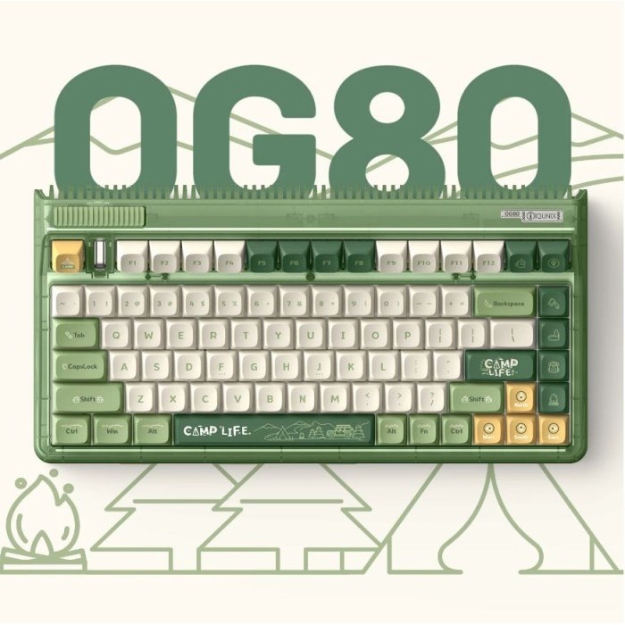 IQUNIX OG80 Camping Wireless Mechanical Keyboard