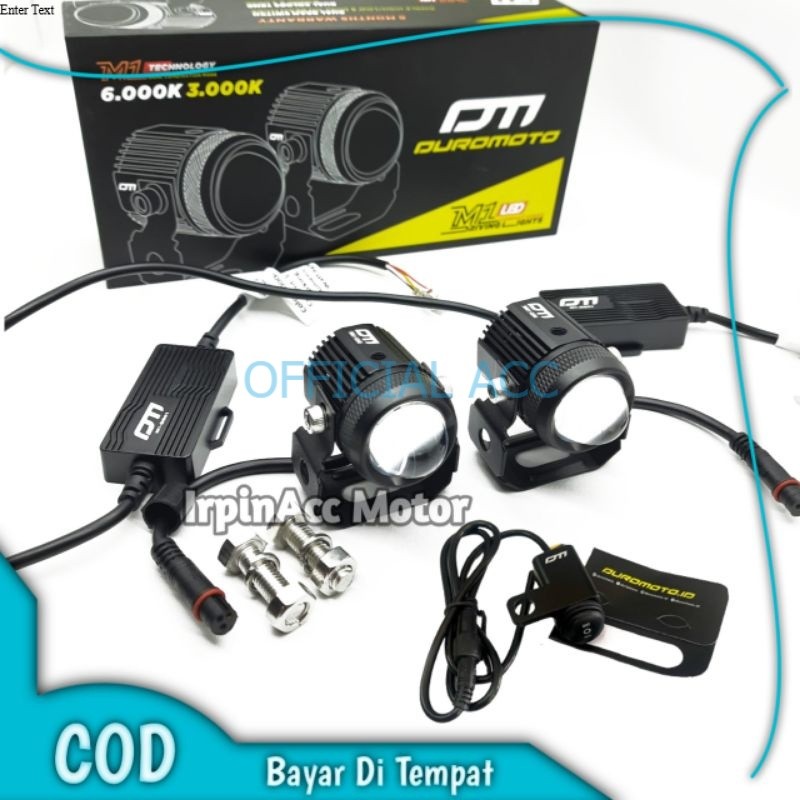Moto Led Dubel Premium Lampu Foglam  Moto Led DuroMoto M1  D2 Motoled Daubel Premium