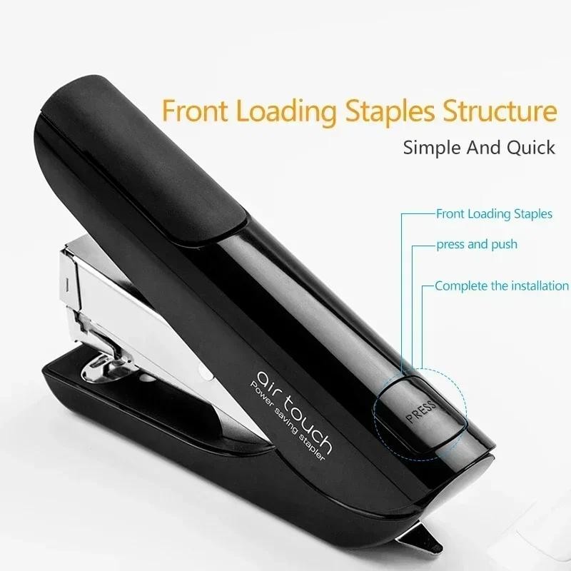 

Supplies Multi-function Stapling With Remover 1pcs Paper Effortless Machine Book Office Binding Quality Stapler Staple