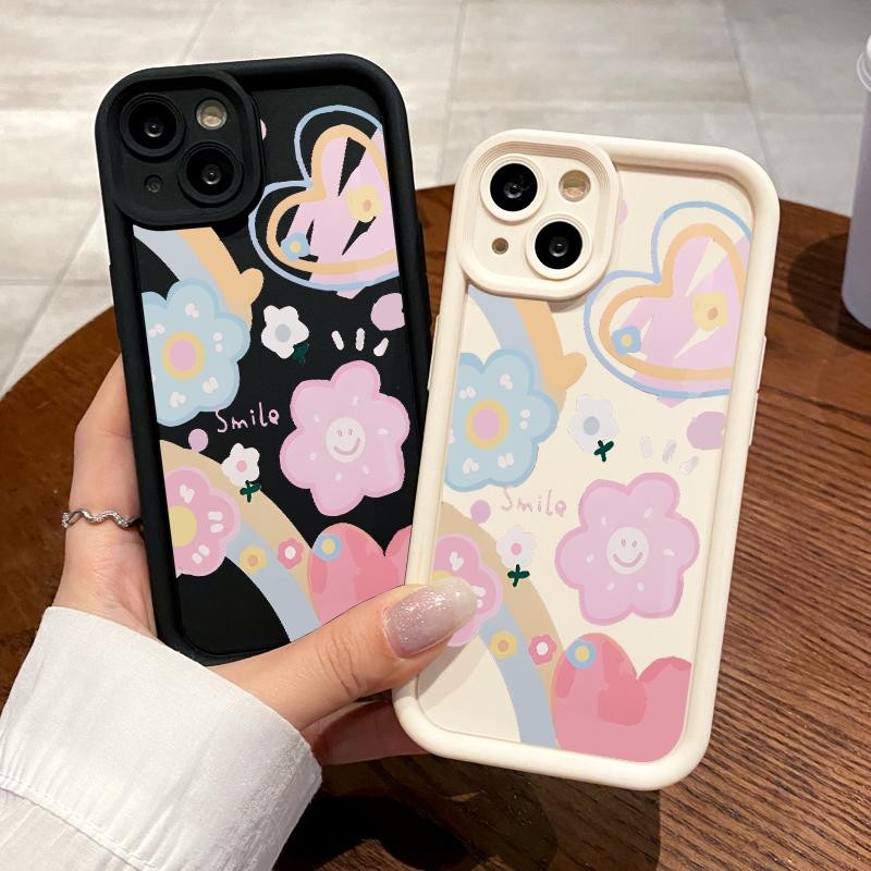 Case Hp For Oppo Reno5 4G 5G Reno3 Reno4 F Reno4 Lite Reno5 F K Z Reno6 Silicone Pelangi Rainbow Ful
