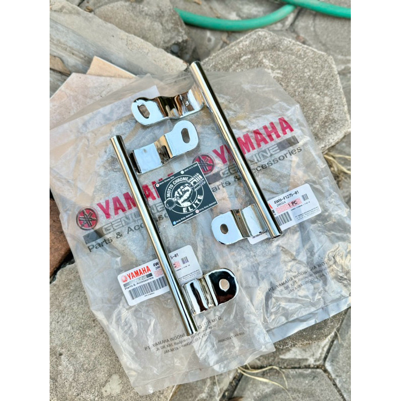 BEHEL BEGEL SAMPING FIZ R SET KANAN KIRI ORI YGP SUDAH CHROME