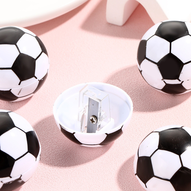 

5Pcs Single-hole Mini Soccer Pencil Sharpener For Kids Creative Trend Football Shape Sharpeners Practical Office School Supplies
