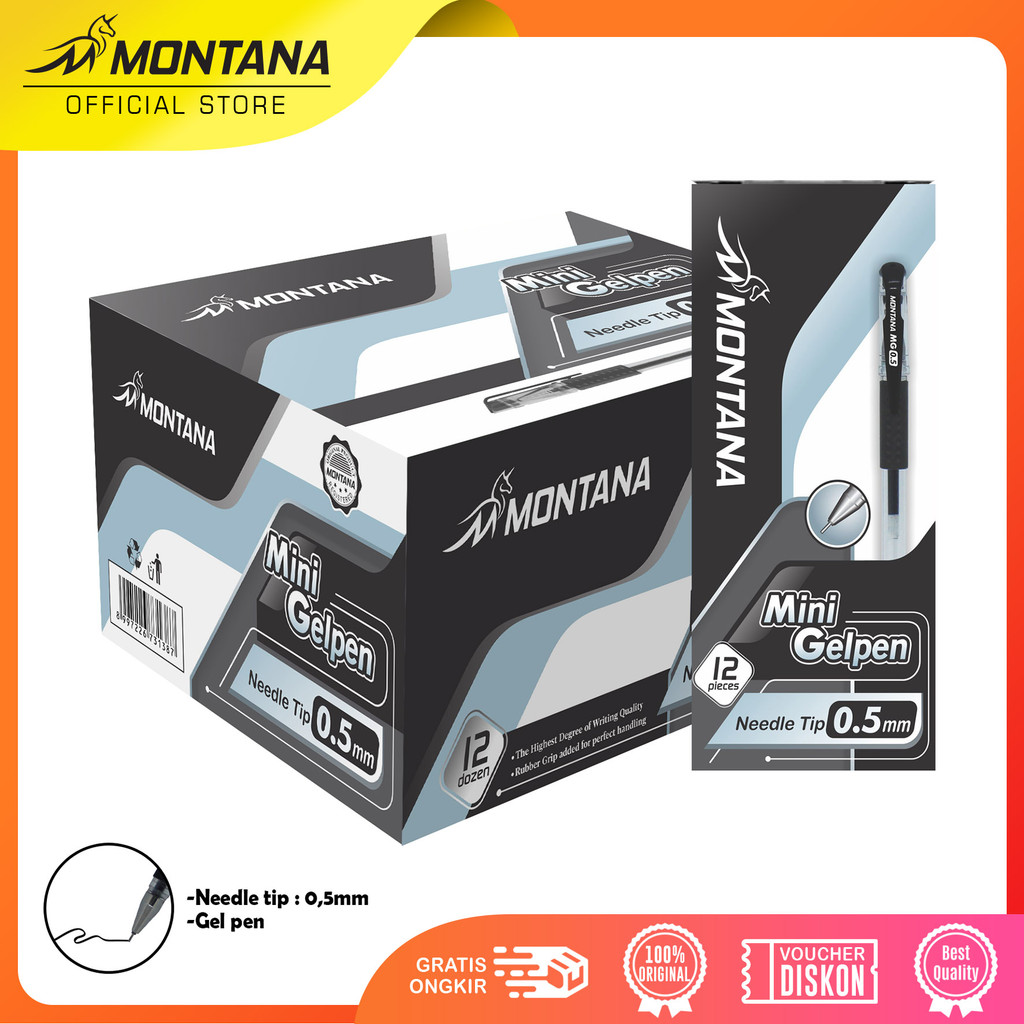 

MONTANA Ball Pen GEL / Pulpen / Pena Montana MG 0.5