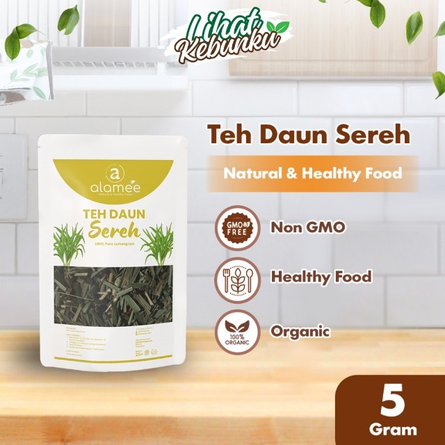 

ALAMEE Lemongrass Leaf Tea Teh Daun Sereh Organik Herbal OrganicKering Dried 10gr LIHAT KEBUNKU