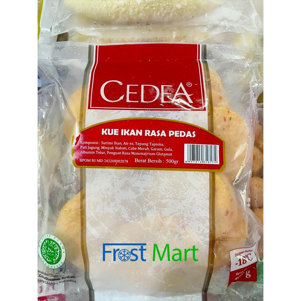 

Cedea Kue Ikan Rasa Pedas 500Gr