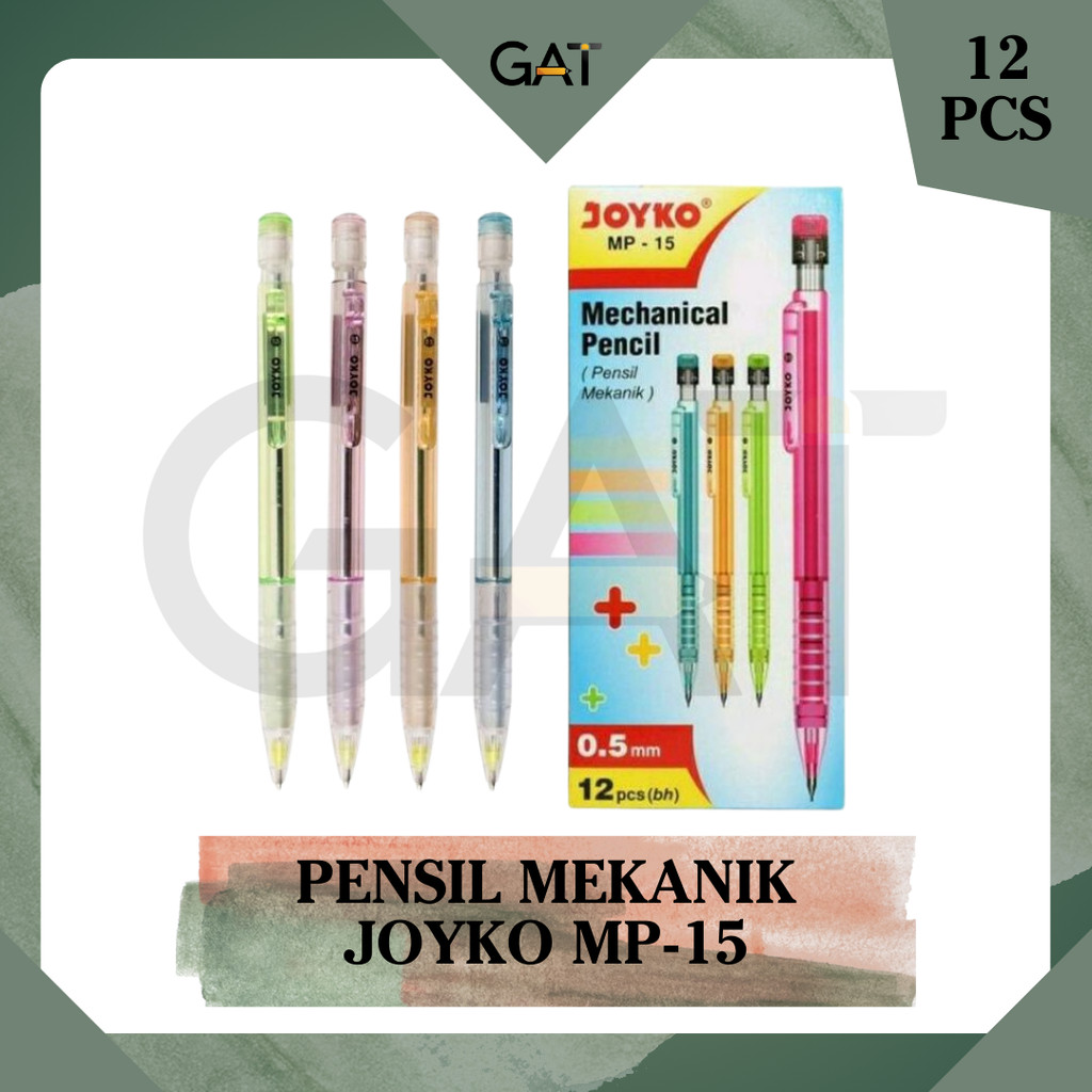 

PENSIL MEKANIK JOYKO MP-15 0.5MM PER LUSIN (12PCS)