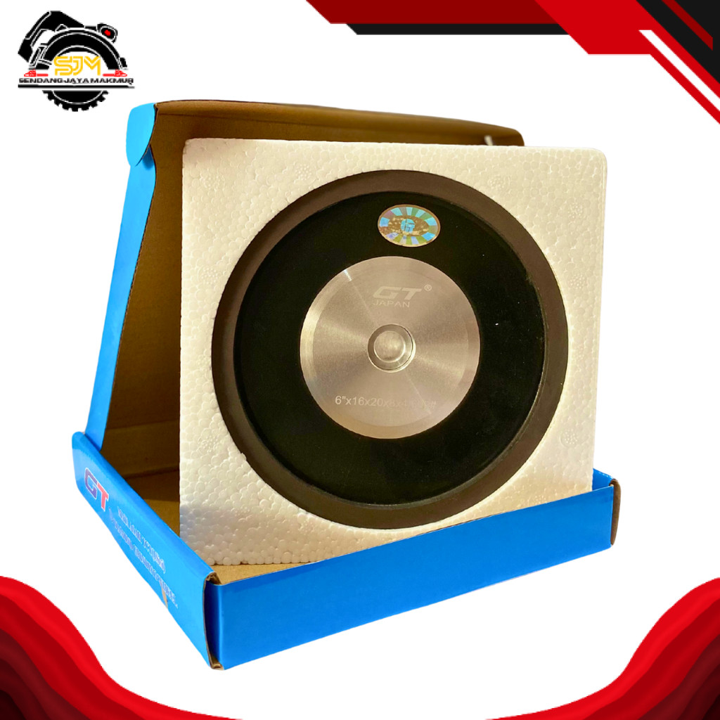 MATA ASAH / DIAMOND ASAH/ DIAMOND GRINDING WHEEL 1 SISI 6'' #600 GT JAPAN
