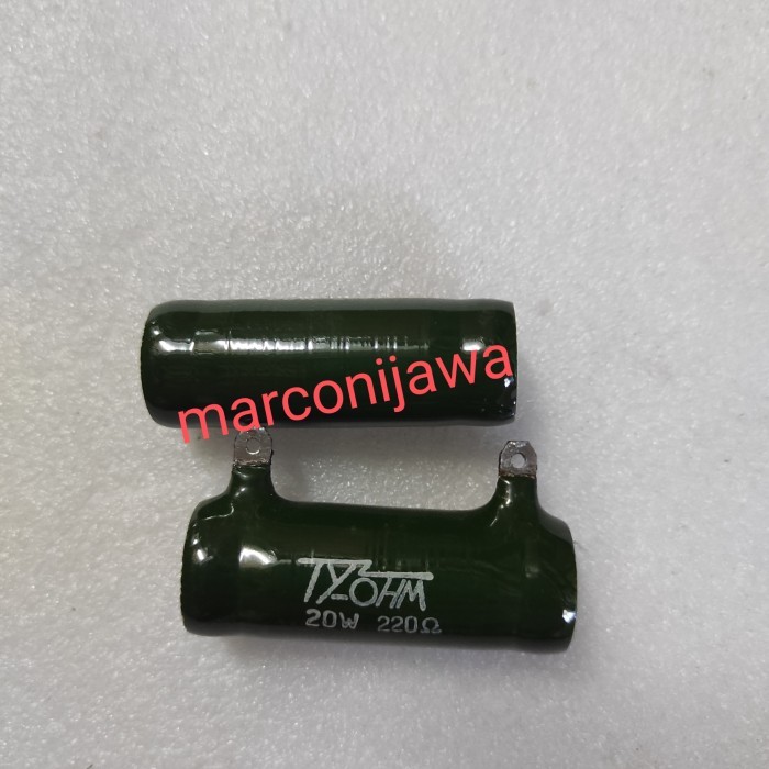 AS01 Resistor 20wat 220ohm hijau japan