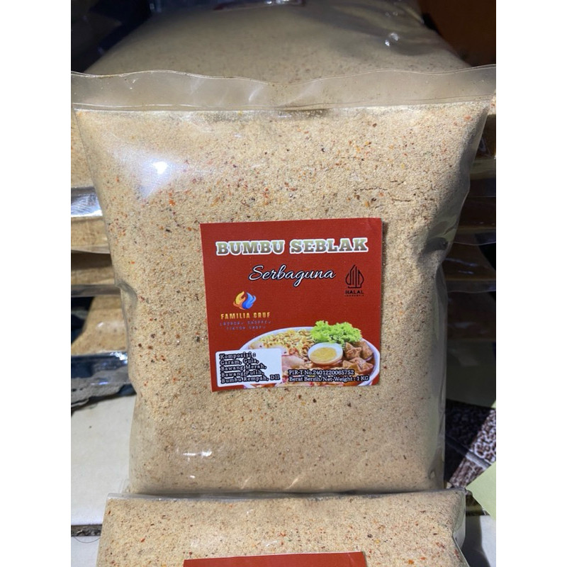 

BUMBU SEBLAK 1 KG MURAH RASA AYAM BAWANG SERBA GUNA BUMBU KALDU AYAM BAWANG SERBAGUNA
