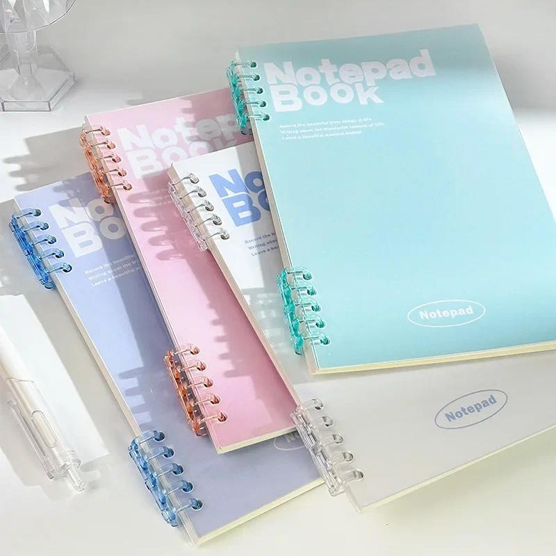 

Loose Spiral Notebook Detachable A5 Coil Notebook Ins Good-looking Simple Student Notepad Wholesale cute note books for girls