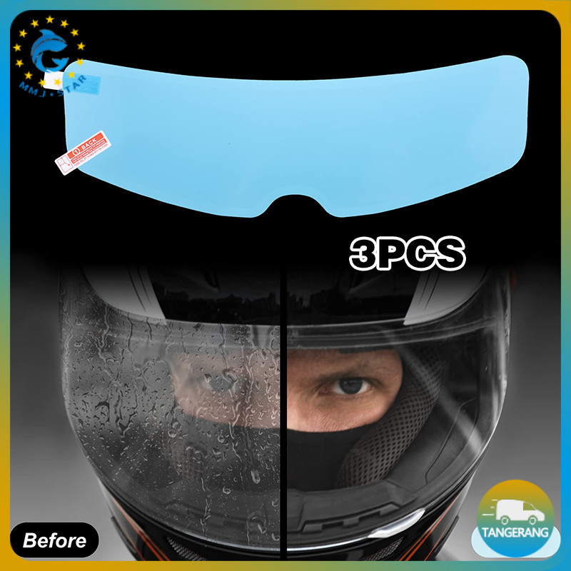 Stiker Anti Embun Helm Stiker  Anti Air Hujan Helm Stiker Anti Fog Kaca Film Helm Anti Hujan Anti Ka