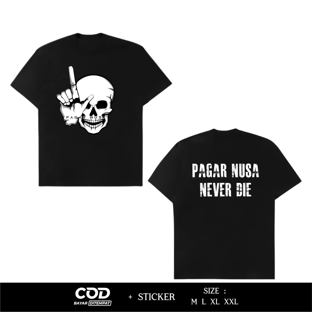 Kaos Pencak Silat Pagar Nusa Never Die Desain Simple By Atribut_86