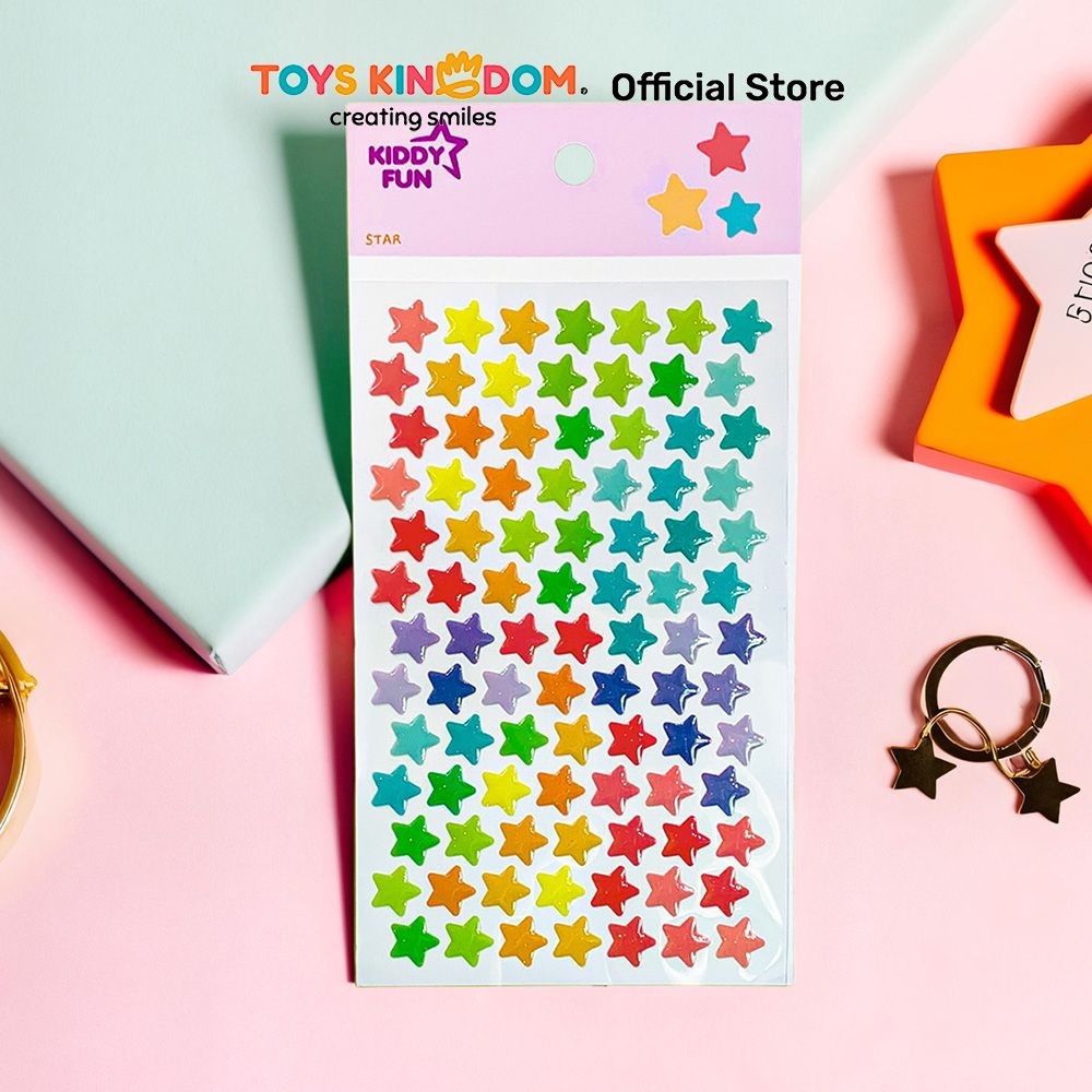 

Toys Kingdom Kiddy Fun Funny Stiker Star - Mix Stiker Dekoratif Lucu Cute Stickers Deco Sticker Pack Journal Book