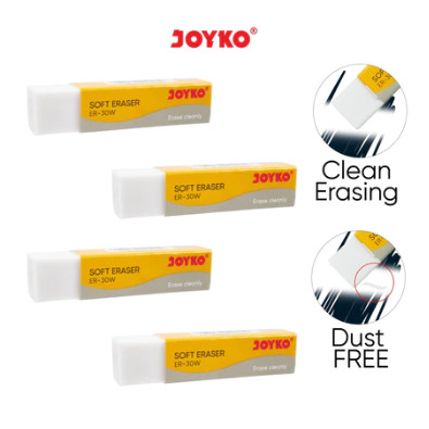 

Stip Eraser Penghapus Joyko ER-30W (1 PCS) - Penghapus Pensil Panjang Putih Joyko