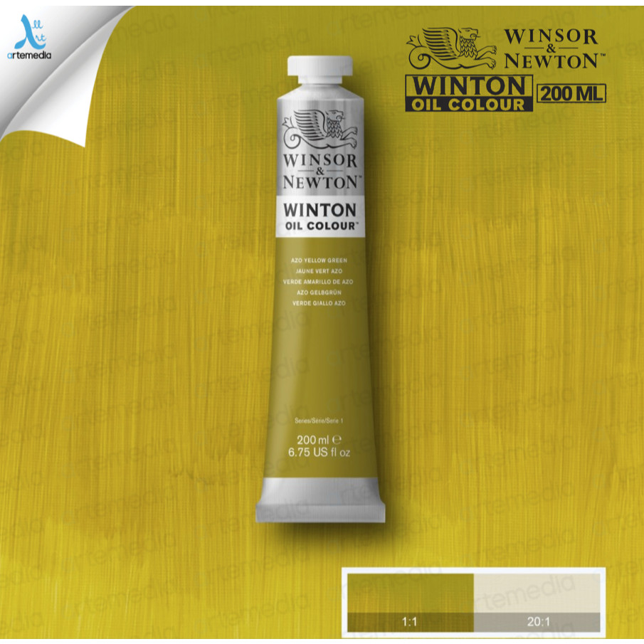 

Gramedia Surabaya - Winsor & Newton Winton AZO YELLOW GREEN 200ml Oil Color