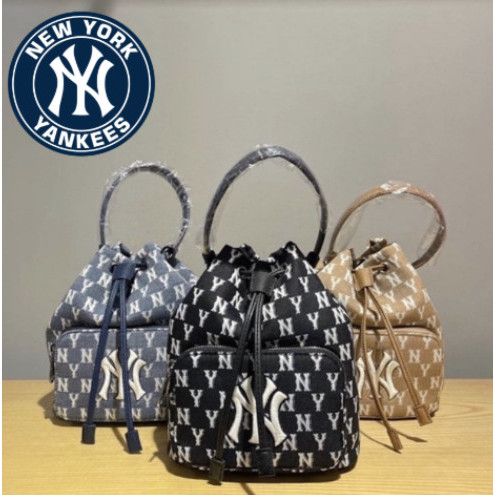 MLB NY Monogram Korea Bucket Crossbody bag tas selempang wanita premium pg