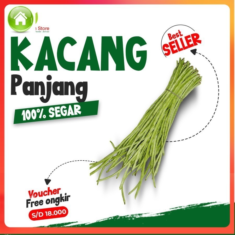 

Kacang Panjang 250 gram Sayur Mayur Buah Buahan Bersih Fresh