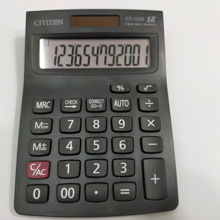 

CITIZEN CT-120S KALKULATOR CHECK CORRECT / CALCULATOR DESKTOP CT120S