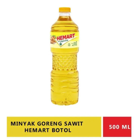 

Minyak Goreng 500ml Permata Hemart 500 ml mili