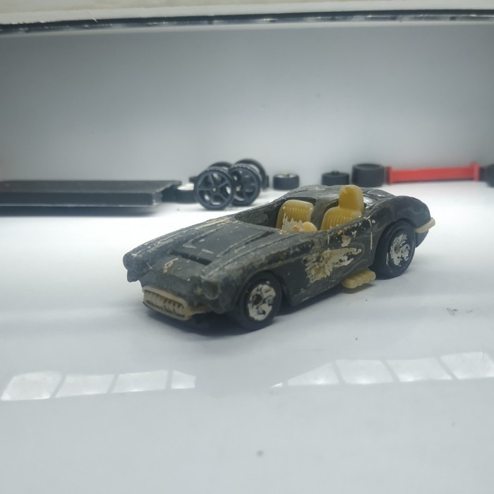 Hotwheels 58 corvette diecast loose junk bukan tomica 5A -OS45