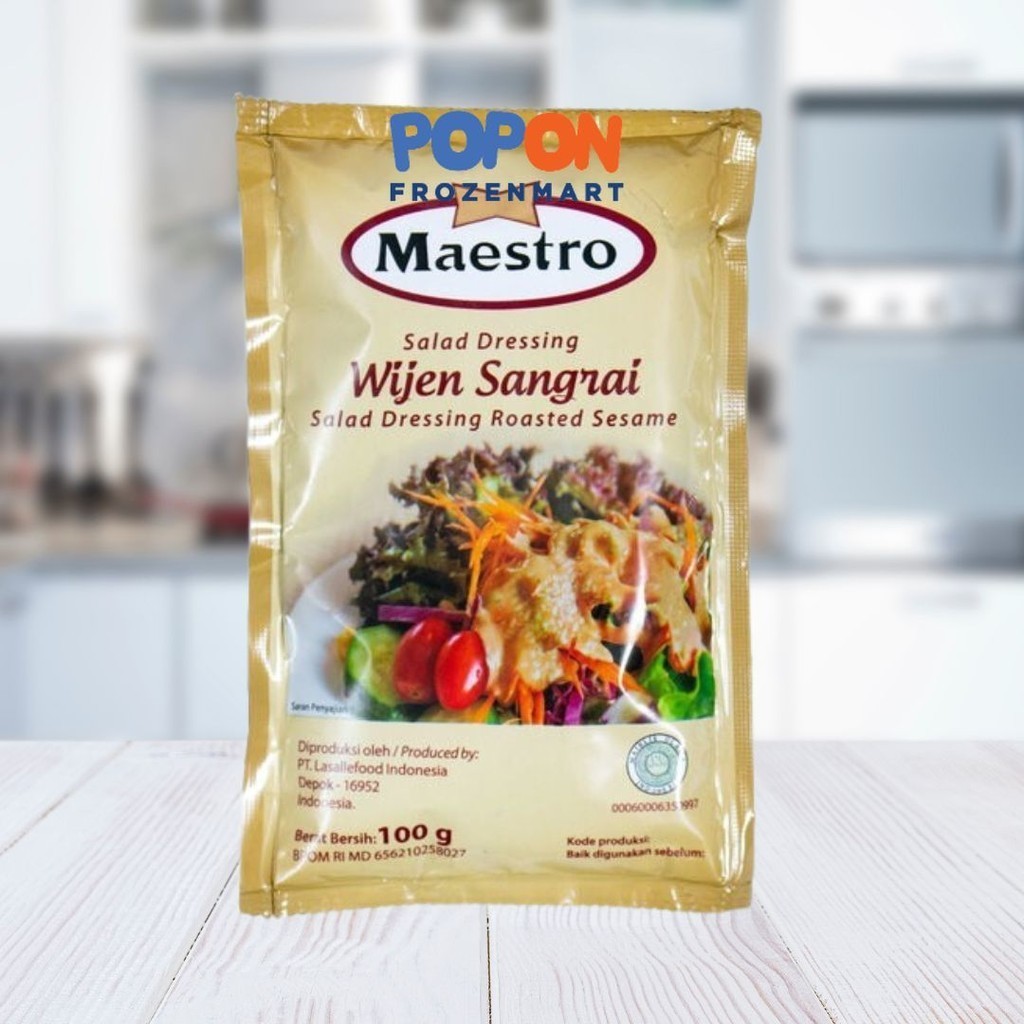 

Wijen Sangrai Maestro 100Gram / Maestro Roasted Sesame 100 Gr