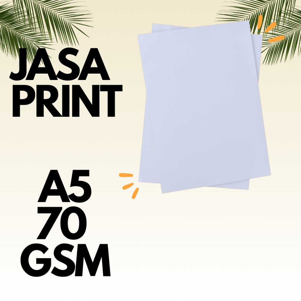 

jasa print A5 70 gsm