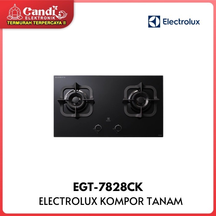 PROMO SPESIAL BIG SALE ELECTROLUX Kompor Tanam Gas 2 Tungku EGT7828CK