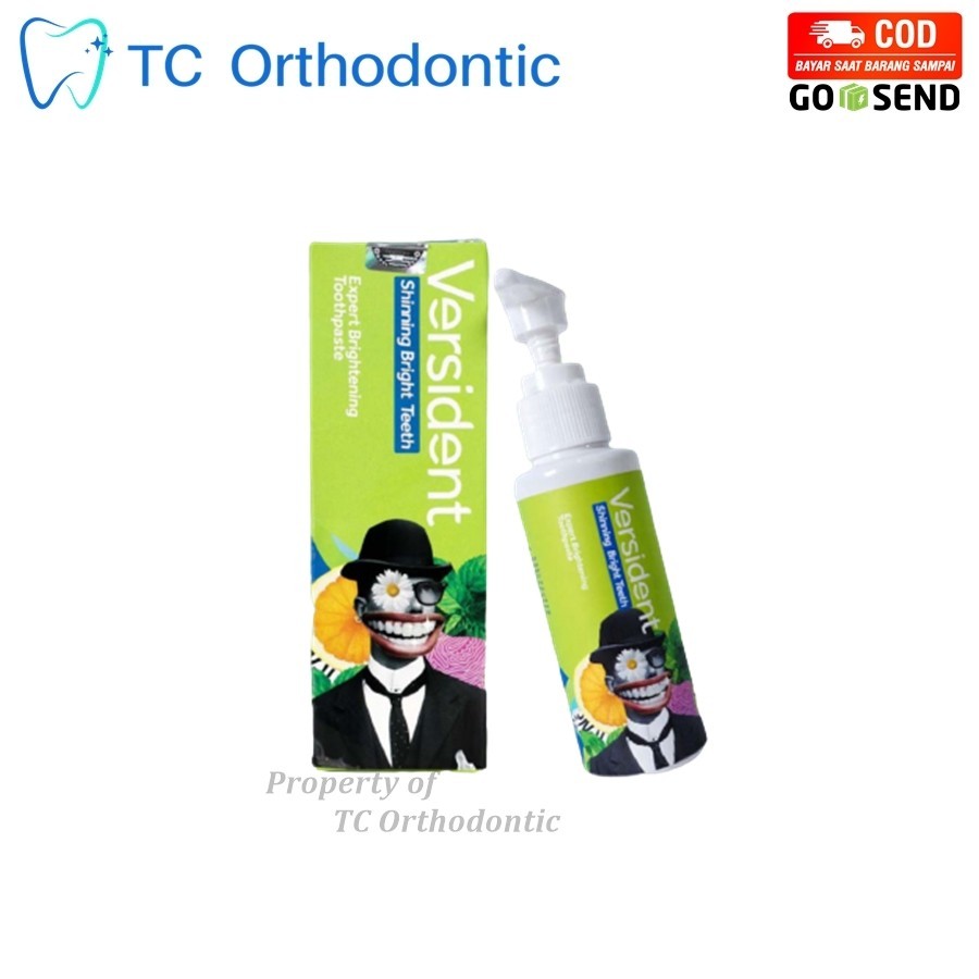 Versident Pembersih Karang Gigi dan Pemutih Gigi /  Pasta Gigi Mister dent / Odol Versident