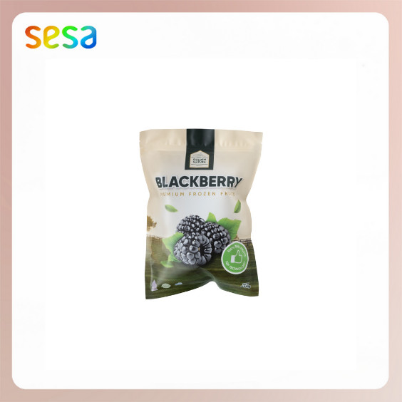 

GOLDEN NATURA Blackberry Frozen 450gr - IQF Buah Beku