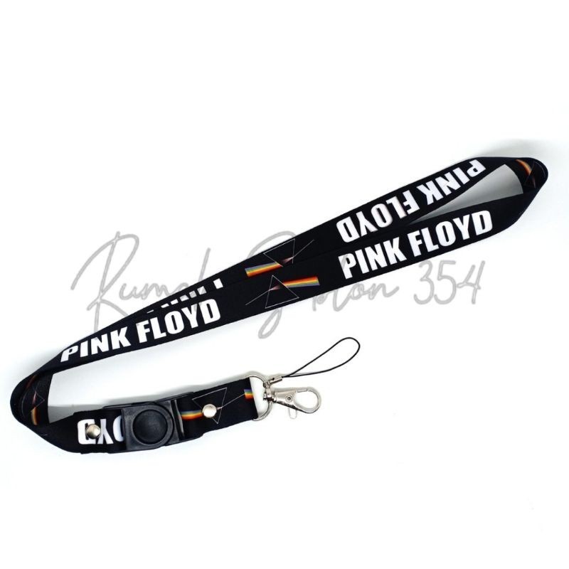 

gantungan kunci PINK FLOYD / lanyard band metal musik rock / tali lanyard name tag id card kartu nama