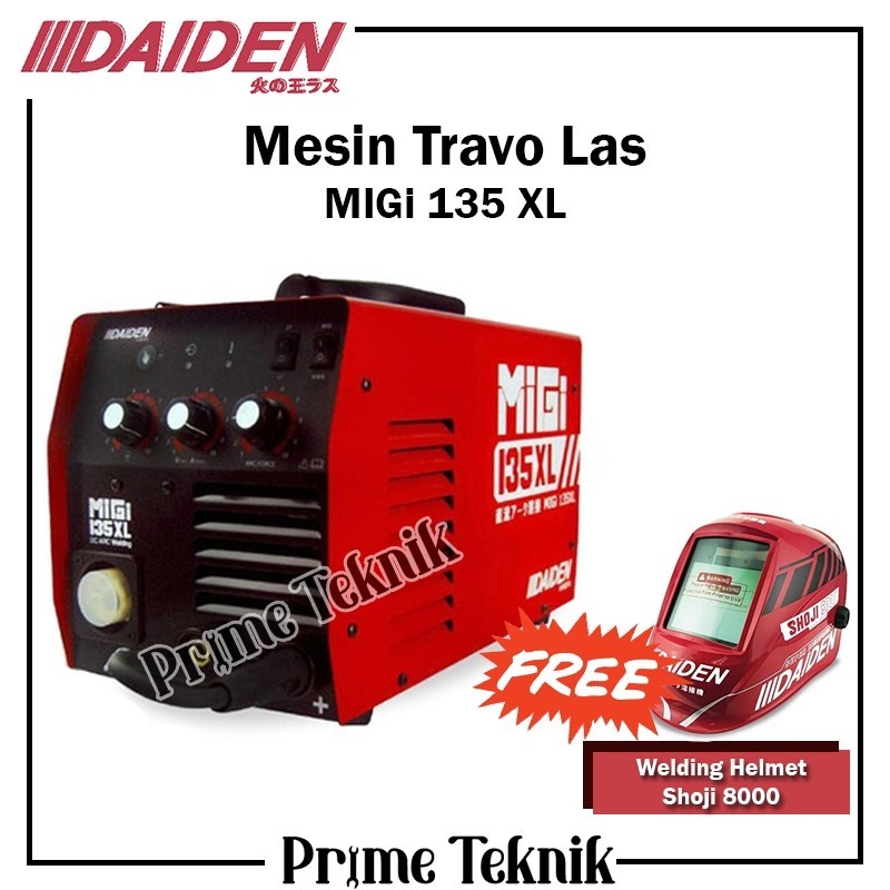 Mesin Las MIG135XL Daiden MIGi135XL Travo Las CO2 MIGi MIG MMA 135 XL