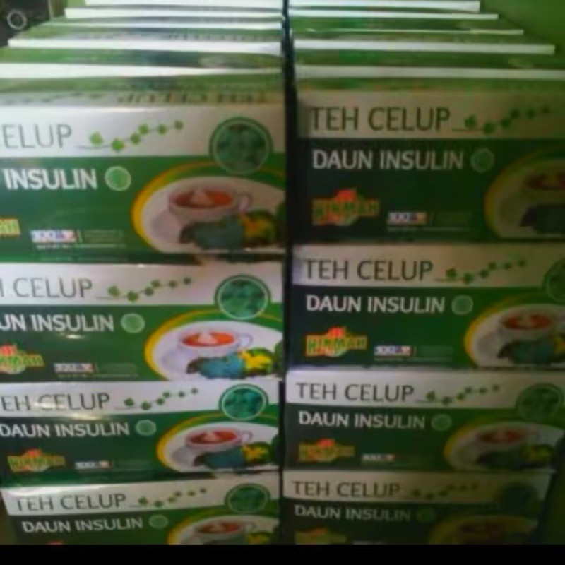 

MAR (PAKET HEMAT DAPAT 3 PCS) TEH CELUP DAUN INSULIN Teh herbal alami menurunkan diabetes/gula darah