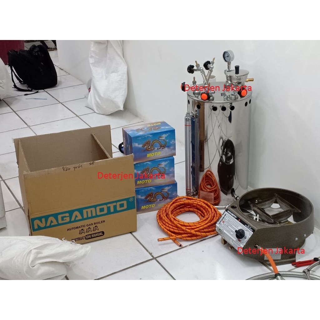 SETRIKA UAP / BOILER OTOMATIS NAGAMOTO 35 LITER MURAH ORIGINAL