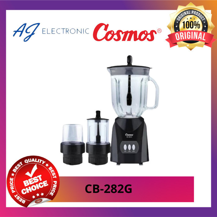Blender Cosmos CB-282G GLASS, Blender KACA Cosmos CB 282 G