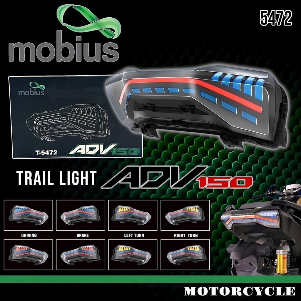 Lampu Stop/Stoplamp ADV150 MOBIUS RUNNING SENJA SEIN KANAN KIRI BigBos Variasi