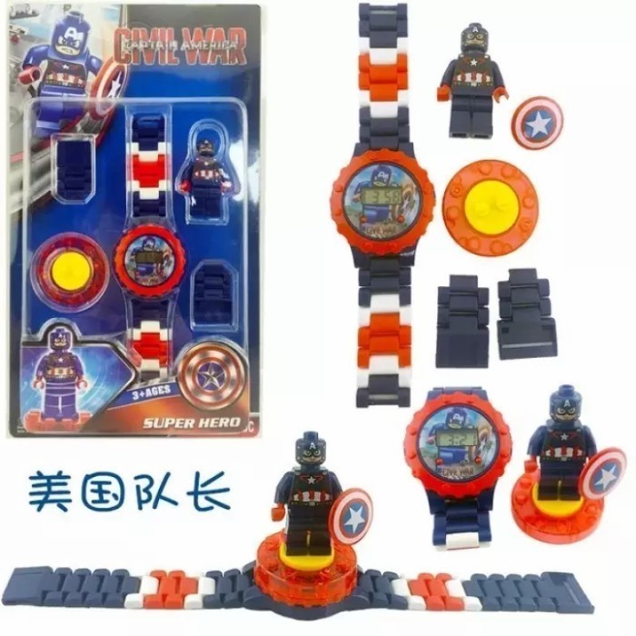 TERMURAH Lego Watch for Kids - Captain America - Captain America - Captain America