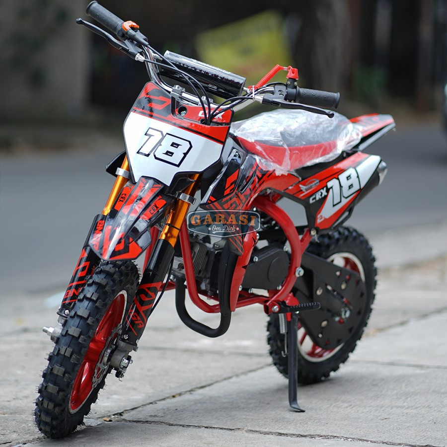promo big salle MINI TRAIL CRX 18 2TAK 50CC