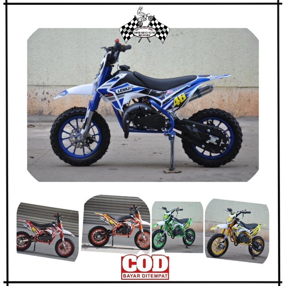 promo big salle MOTOR MINI TRAIL/MOTOR MINI CROSS LENKA MC46 50cc