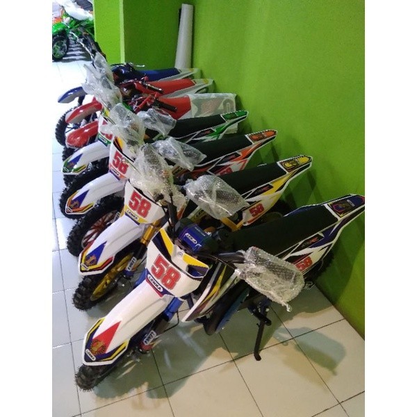 promo big salle motor mini trail anak 49cc- mini cross 2tak bensin-minimotorq