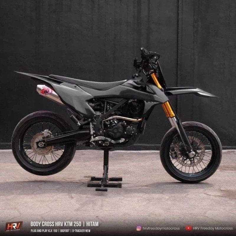 BODY KTM 250 2017 FULL SET BODI KTM 250 2017 BODY KTM 250 2017 PNP SUPERMOTO KLX BF DTRACKER FULLSET