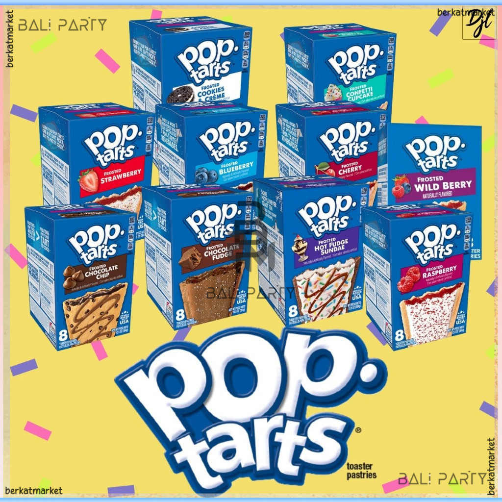 

Pop Tarts Frosted 384g Snack Pastry Aneka Rasa 1 Pak