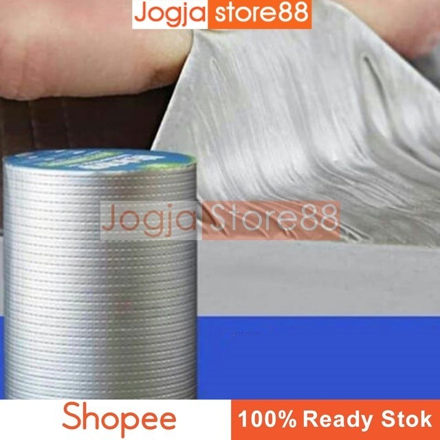 

Lakban Aluminium Foil Waterproof Dengan Resistensi Temperatur Tinggi 30 cm x 5 m - Silver