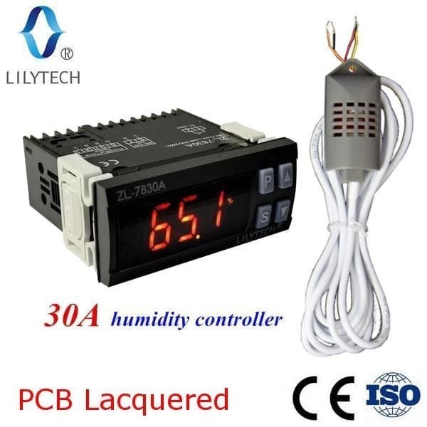 Lilytech ZL7830A Humidity Controller Hygrostat ZL-7830A Higrostat ZL 7830A 7830 Mesin Tetas Telur Te