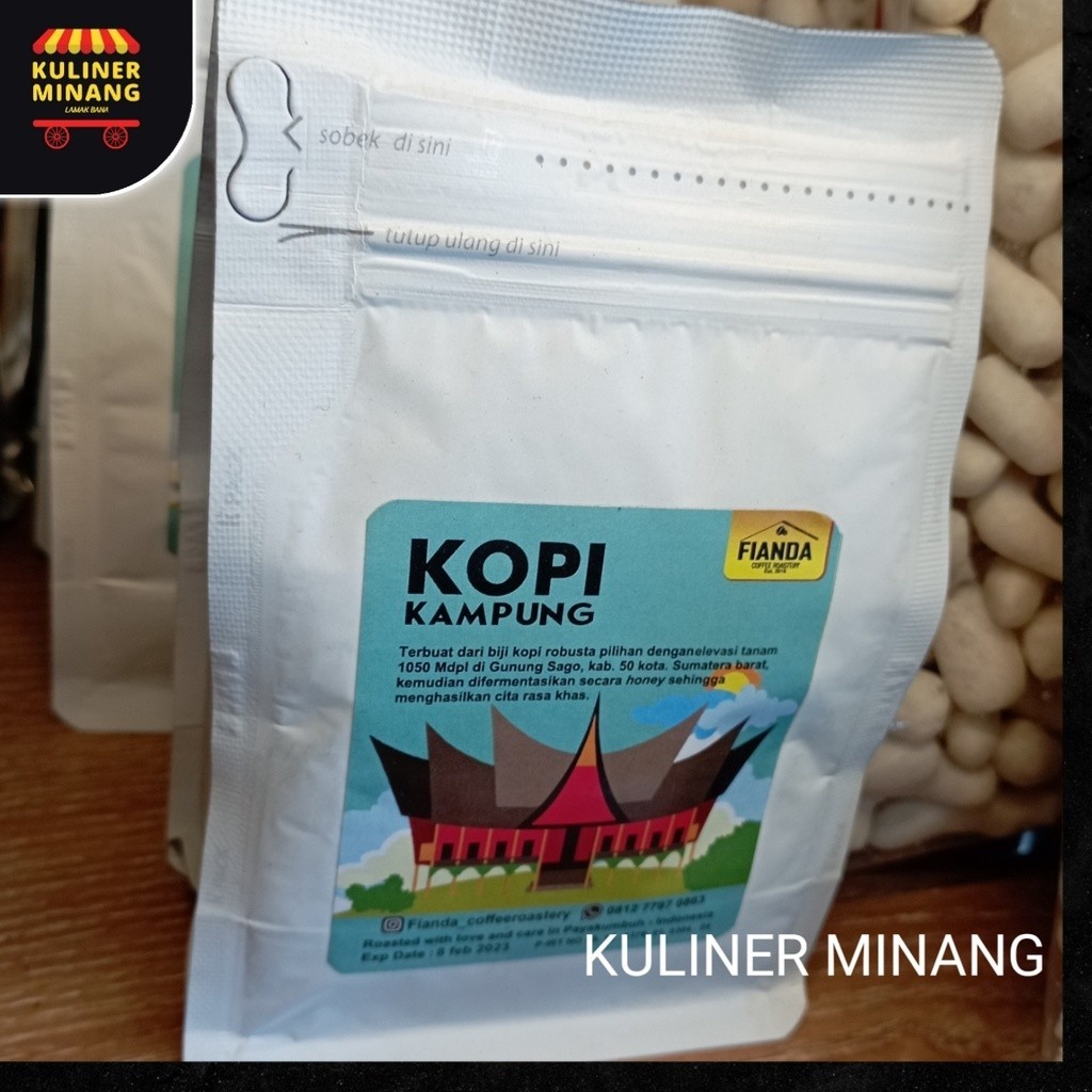 

Kopi Kampung 100g Cemilan Khas Kuliner Minang