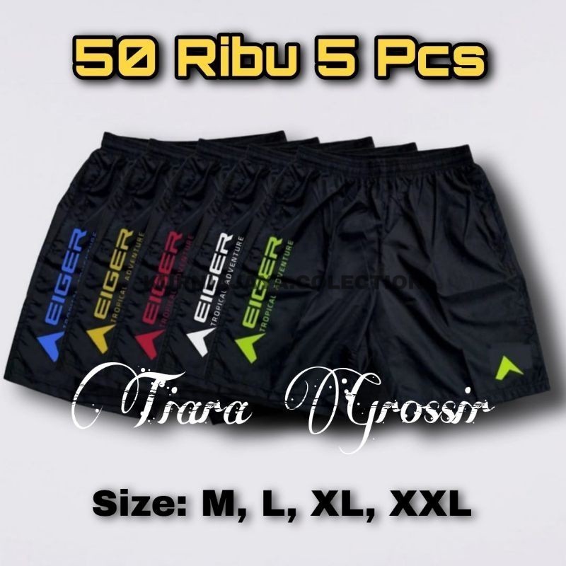 PROMO HEBOH 50RIBU DAPAT 5PCS Celana Pendek Kolor Sport Olahraga Pria dan Wanita 50ribu 5 Pcs Celana