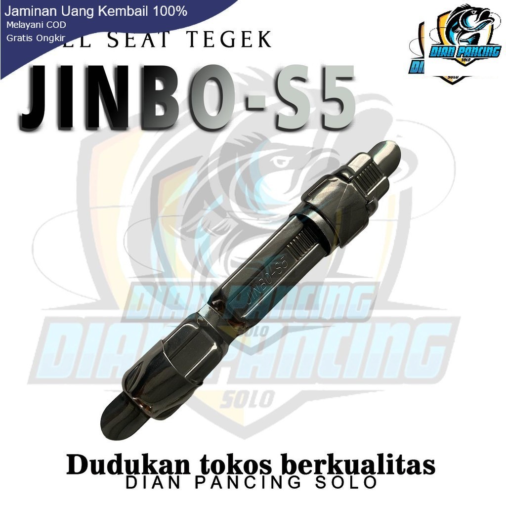 Reel Seat Tegek Jinbo-S5 Logam Berkualitas