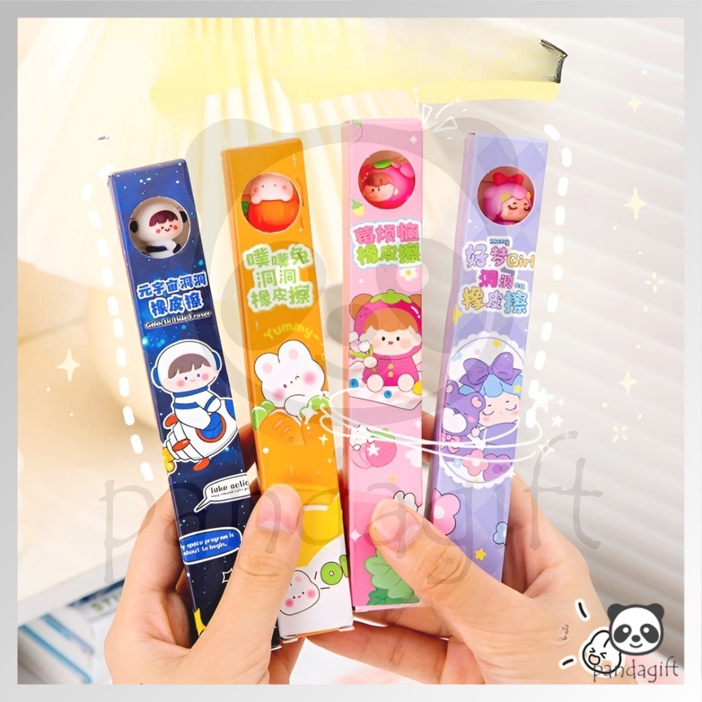 

Penghapus Eraseable Pen Pensil Boneka 3D Penghapus Boneka Lucu - GG0354